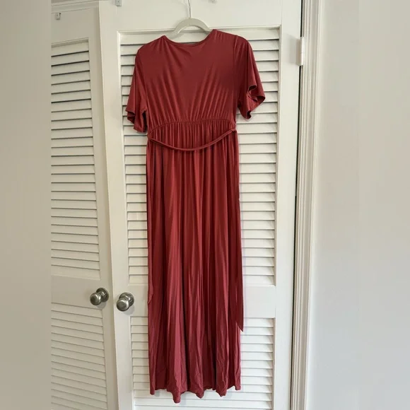 Kindred Bravely Maternity Wrap Maxi Dress Sz S - Picture 4 of 5